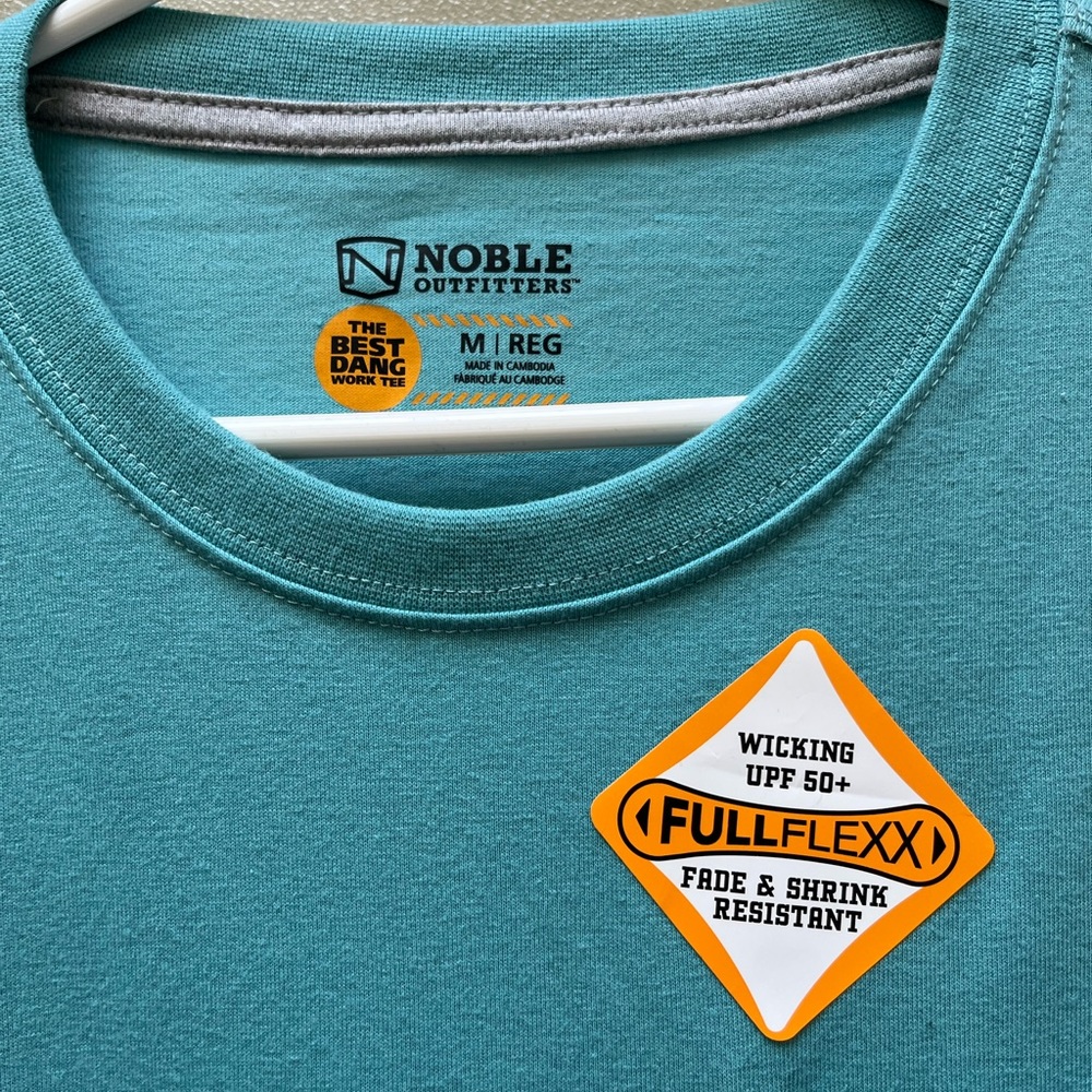 NEW Noble Outfitters Men's Long Sleeve Best Dang Work T-Shirt